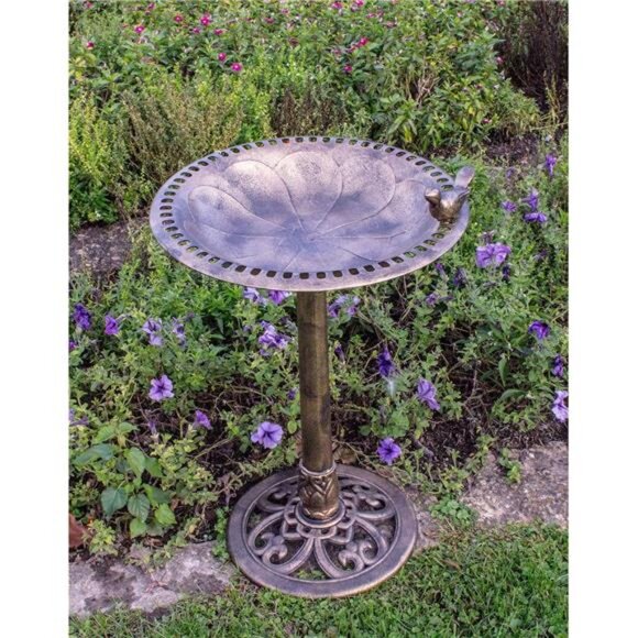 BACKYARD EXPRESSIONS PATIO · HOME · GARDEN 912449-WB Outdoor Garden Bird Bath- - Picture 2 of 4